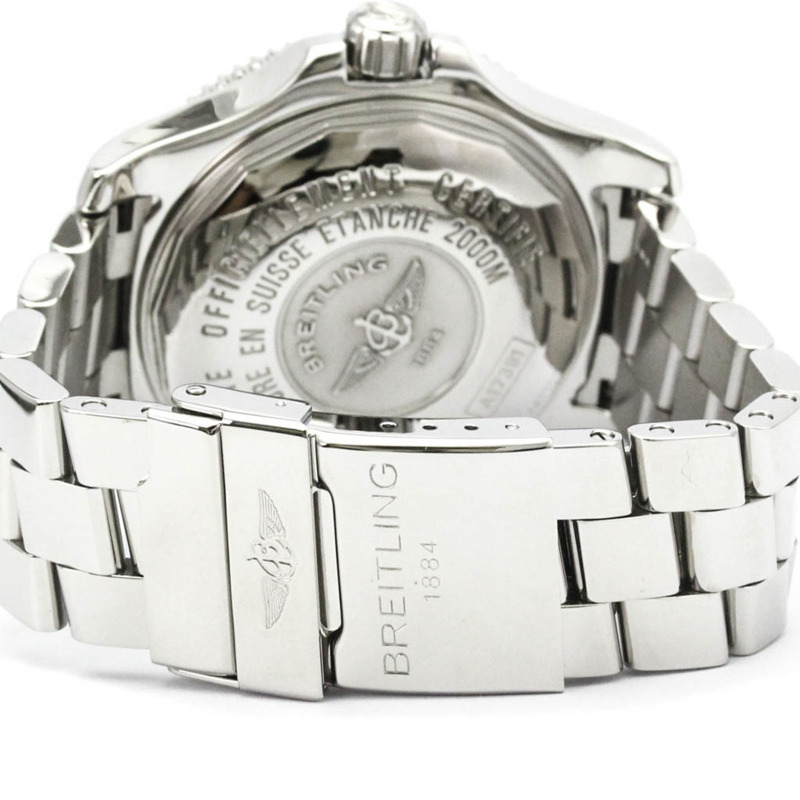 百年靈超級海洋44鋼製自動男士腕錶A17391拋光款-4