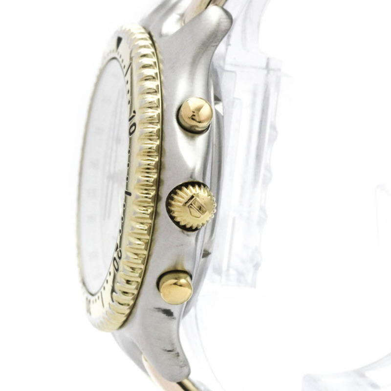 TAG Heuer Sel 計時碼錶鍍金鋼男錶 CG1120 拋光-3