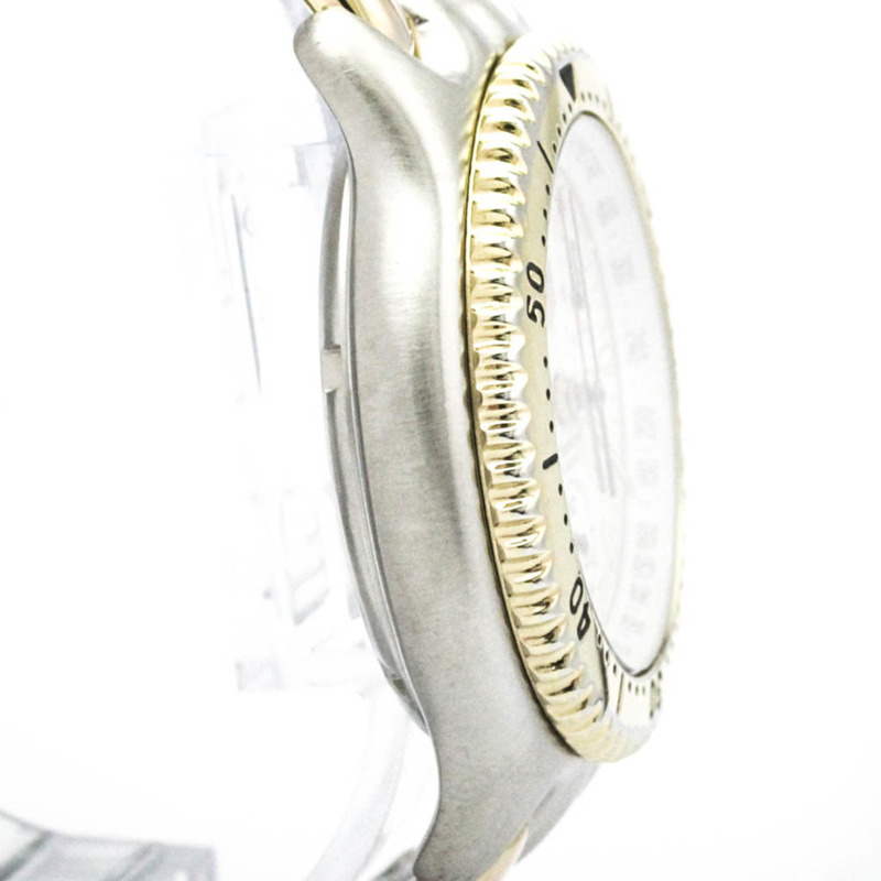 TAG Heuer Sel 計時碼錶鍍金鋼男錶 CG1120 拋光-7