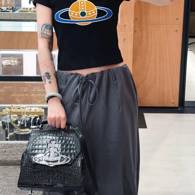 Vivienne Westwood 西太后 土星🪐 羅紋 貼身Tee #S M L-4