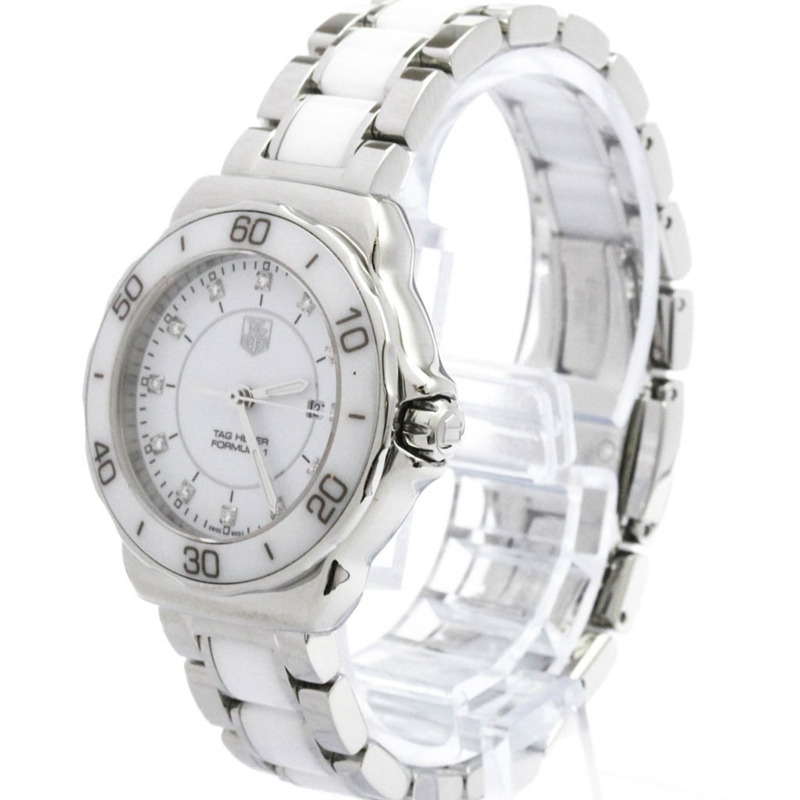 TAG HEUER 豪雅 Formula 1 鑽石陶瓷精鋼女錶 WAH1315 拋光-1