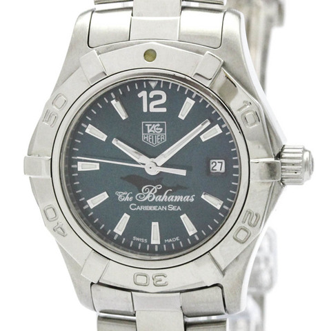 泰格豪雅 Aquaracer 巴哈馬加勒比海限量版腕錶 WAF141R 拋光