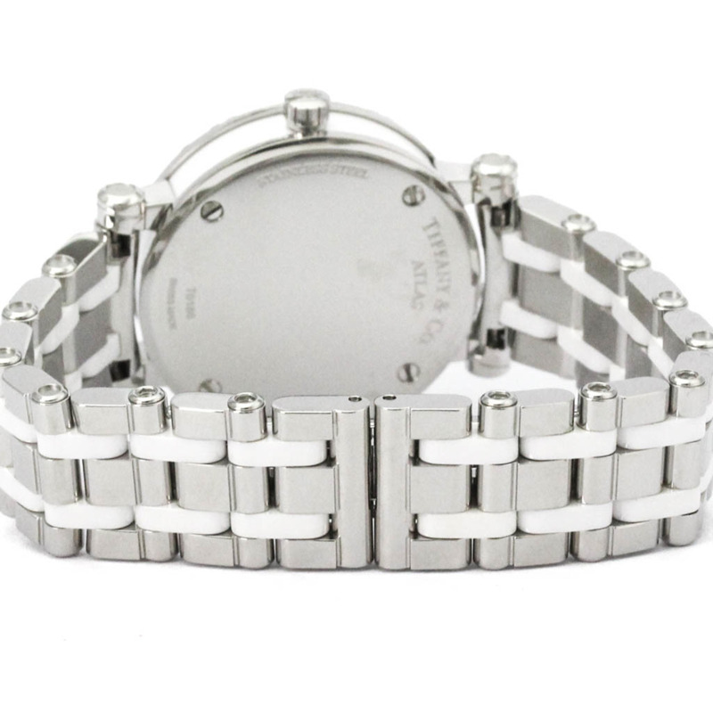 Tiffany Atlas 陶瓷精鋼女士腕錶 Z1300.11.11A20A00A 拋光-4