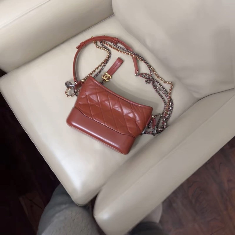 香奈兒 流浪包小號 限定色鐵鏽紅 #Chanel Gabrielle-4