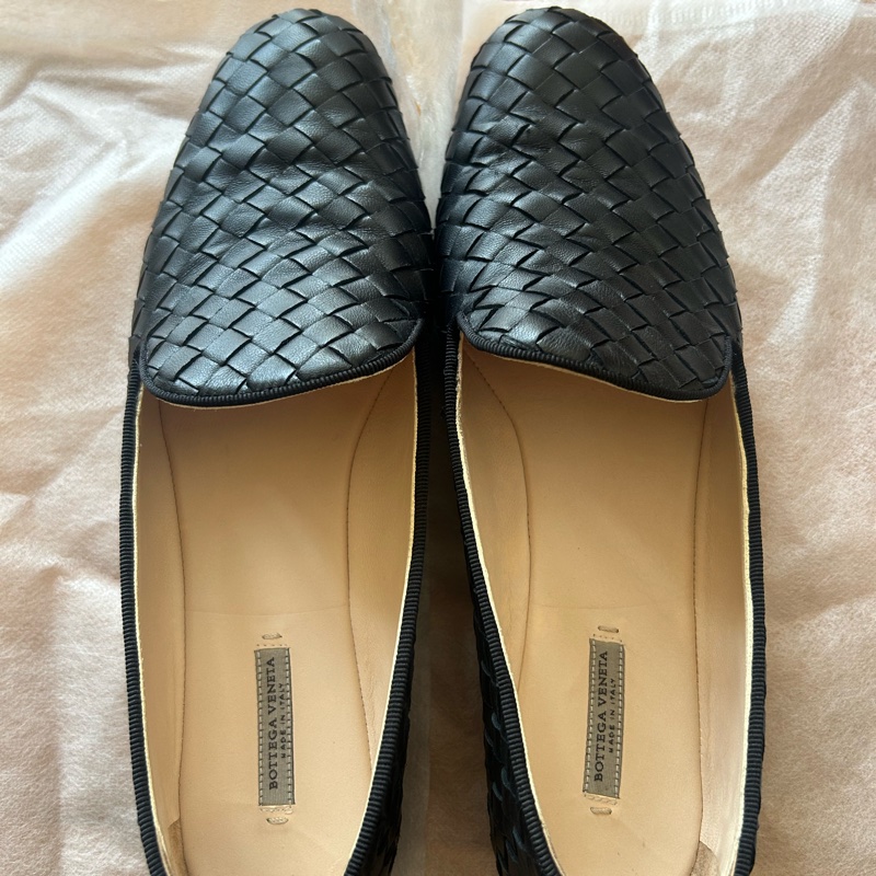 Bottega Veneta 黑色平底-1