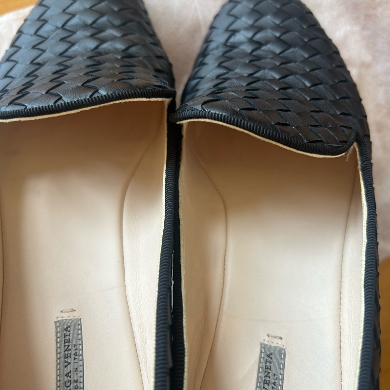 Bottega Veneta 黑色平底-4