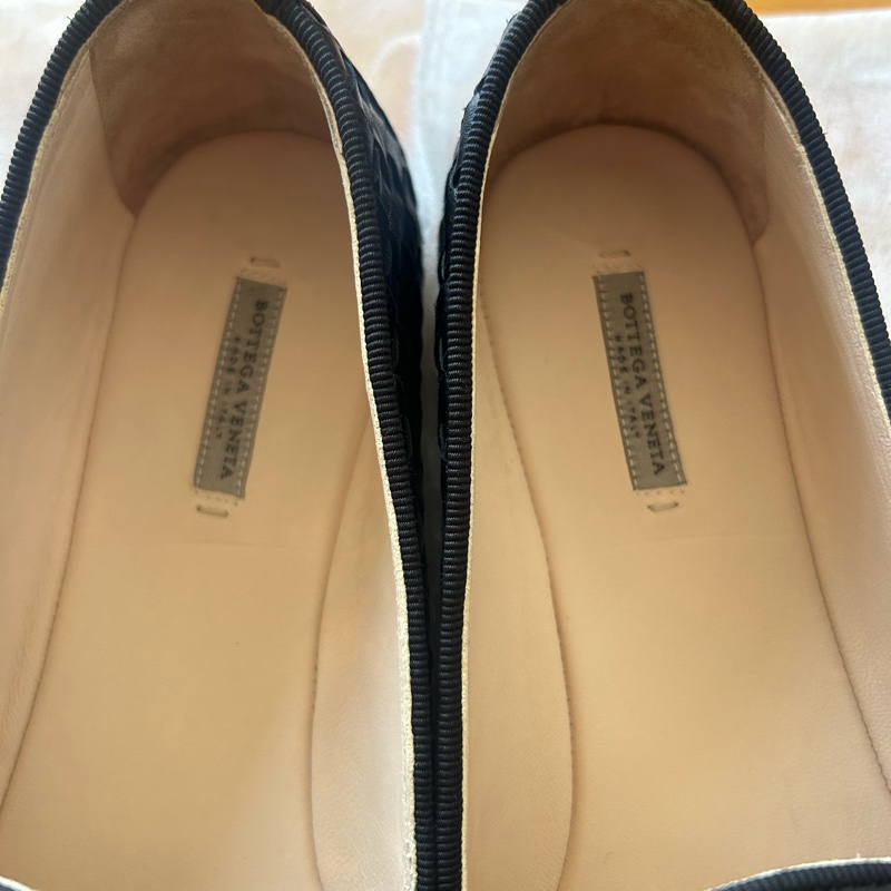 Bottega Veneta 黑色平底-5