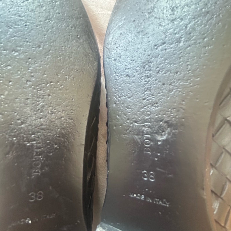 Bottega Veneta 黑色平底-9