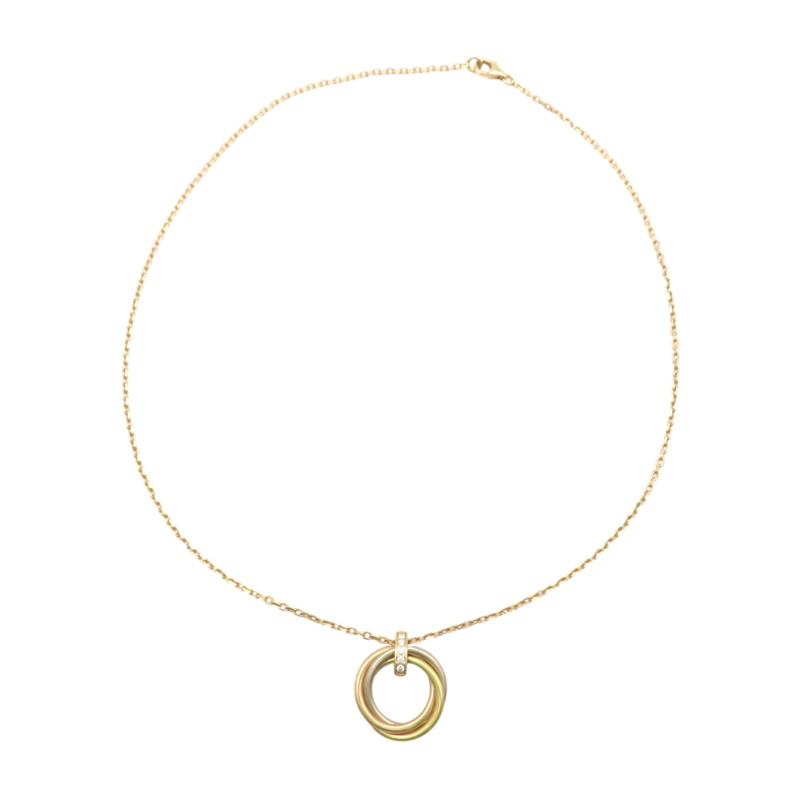 18K玫瑰金 Trinity 項鍊【Cartier 卡地亞】 B7058700-1