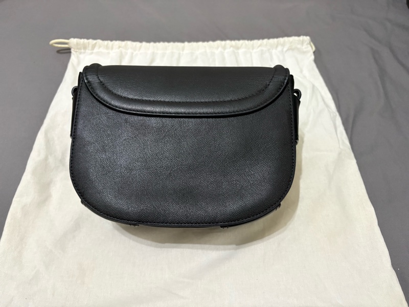 SEE BY CHLOE MARA 粒面牛皮 翻蓋斜背包-2