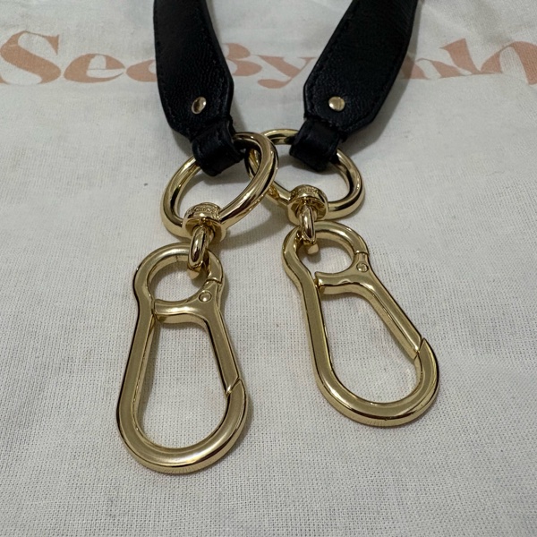 SEE BY CHLOE MARA 粒面牛皮 翻蓋斜背包-7