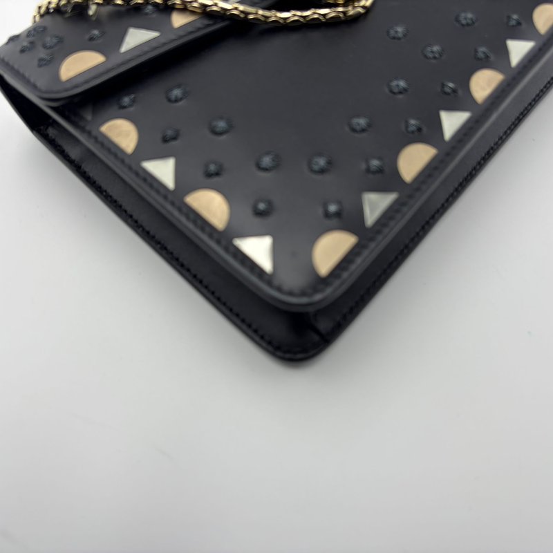 BVLGARI Serpenti Forever 星星鉚釘蛇頭包-7