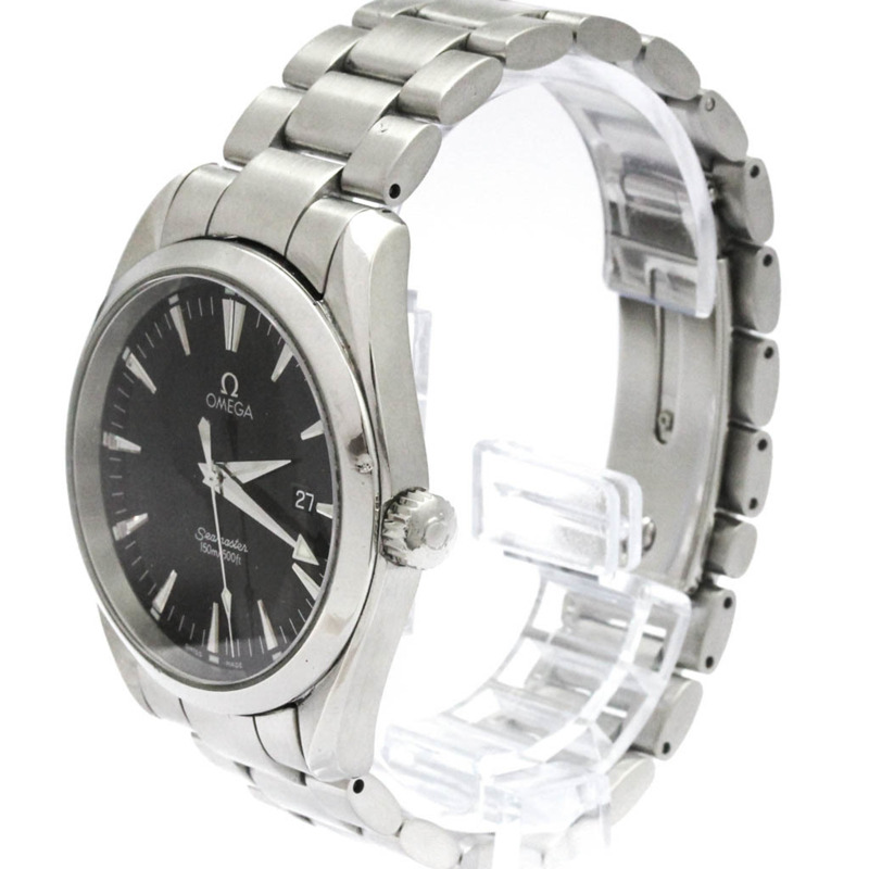 歐米茄海馬系列石英不鏽鋼男士運動腕錶 2517.50-1