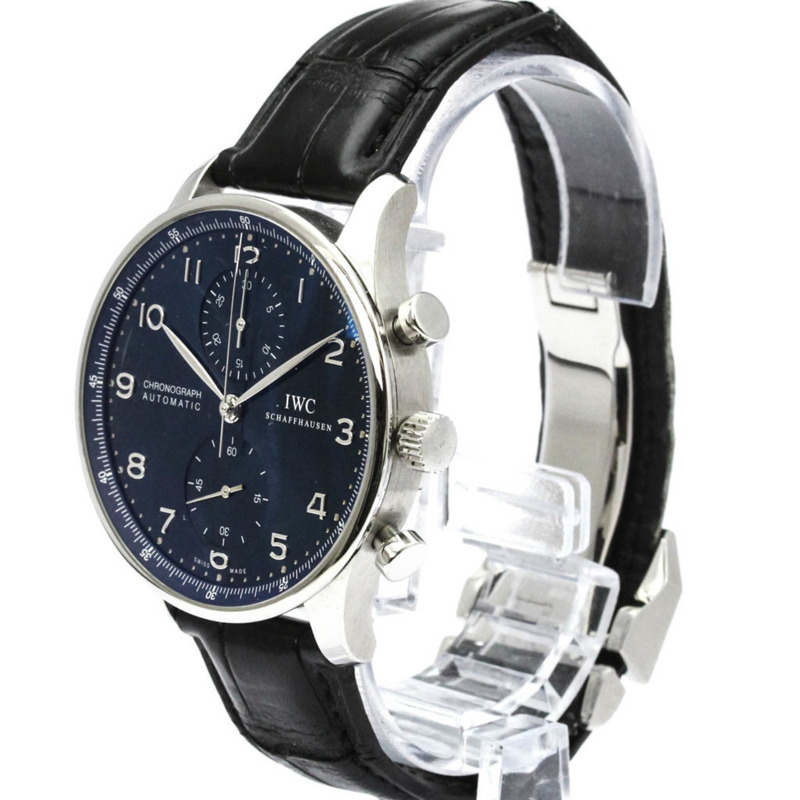 萬國錶葡萄牙系列計時碼錶鋼款自動腕錶 IW371491 拋光-1