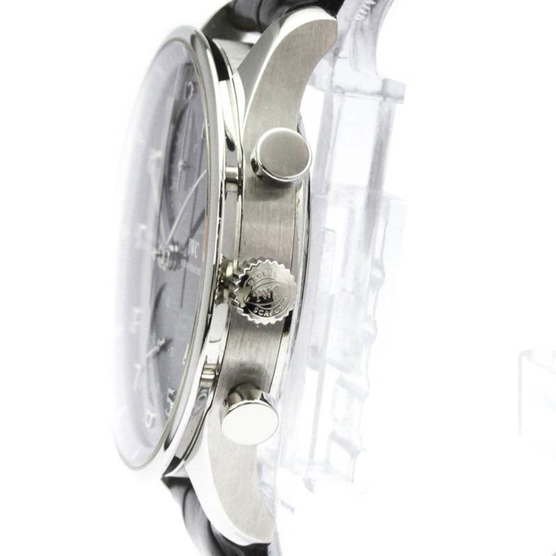 萬國錶葡萄牙系列計時碼錶鋼款自動腕錶 IW371491 拋光-3