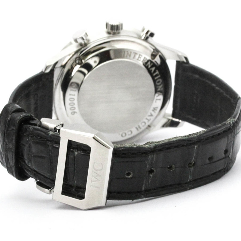 萬國錶葡萄牙系列計時碼錶鋼款自動腕錶 IW371491 拋光-4