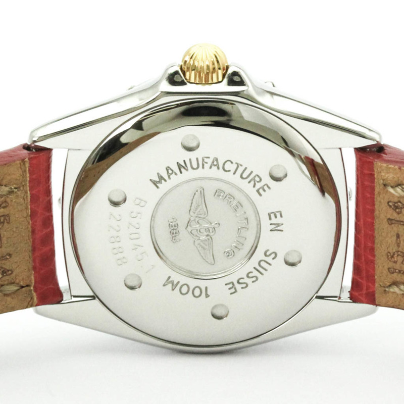 百年靈 Callistino 金色精鋼石英女錶 B52045.1 拋光-6