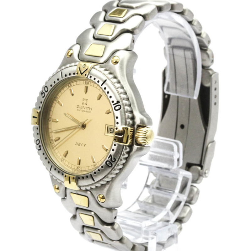真力時 (ZENITH) Defy 系列鍍金鋼自動男士腕錶 59.2000.462 拋光-1