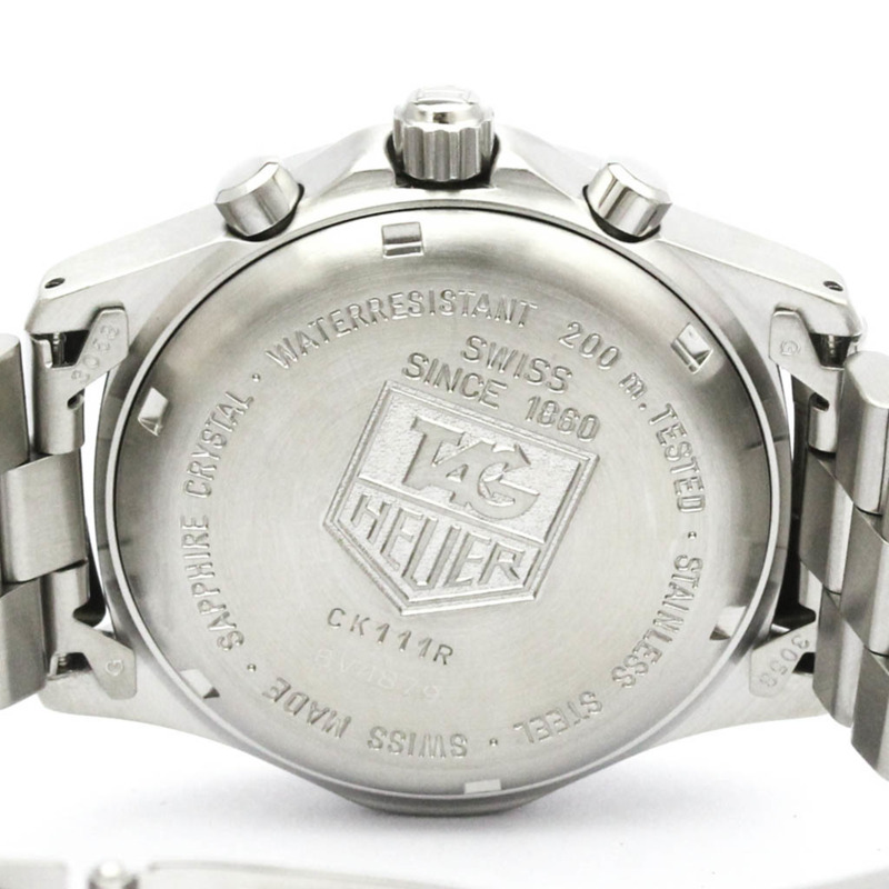 TAG HEUER 豪雅 Searacer 專業計時腕錶 CK111R 拋光款-6