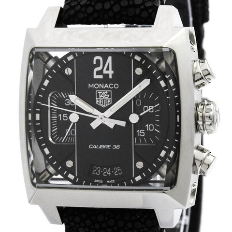 TAG HEUER 豪雅摩納哥24 Calibre 36 精鋼自動腕錶 CAL5113 拋光