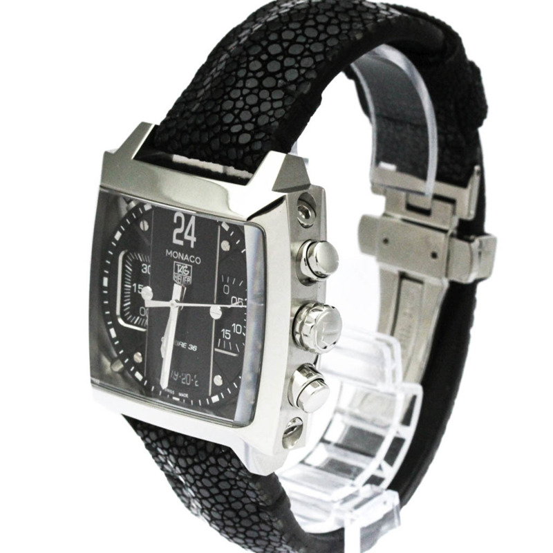 TAG HEUER 豪雅摩納哥24 Calibre 36 精鋼自動腕錶 CAL5113 拋光-1