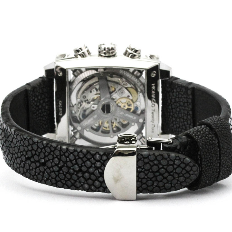 TAG HEUER 豪雅摩納哥24 Calibre 36 精鋼自動腕錶 CAL5113 拋光-4