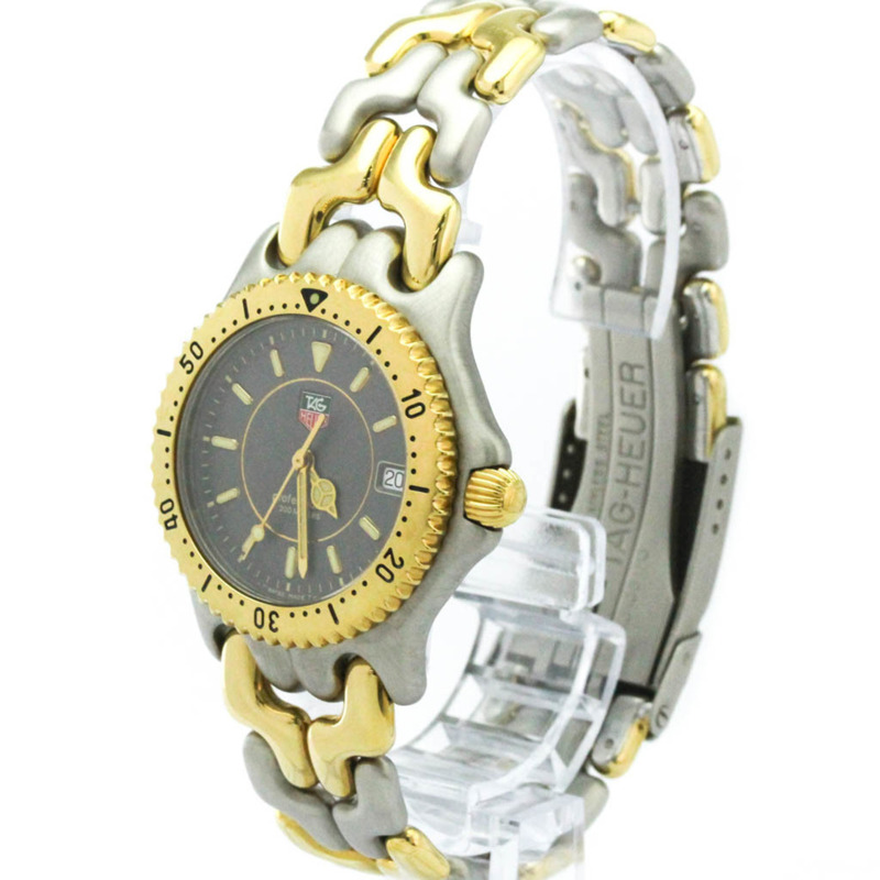 TAG HEUER Sel Professional 鍍金鋼男錶 WG1220 拋光-1