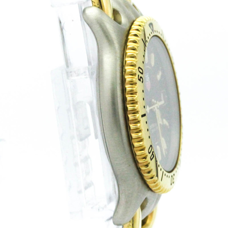 TAG HEUER Sel Professional 鍍金鋼男錶 WG1220 拋光-7