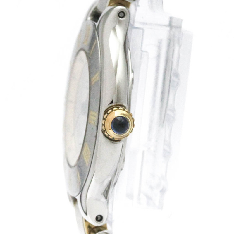 卡地亞 Must 21 鍍金精鋼石英女士腕錶 W10073R6 拋光-3