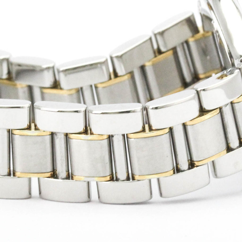 卡地亞 Must 21 鍍金精鋼石英女士腕錶 W10073R6 拋光-7