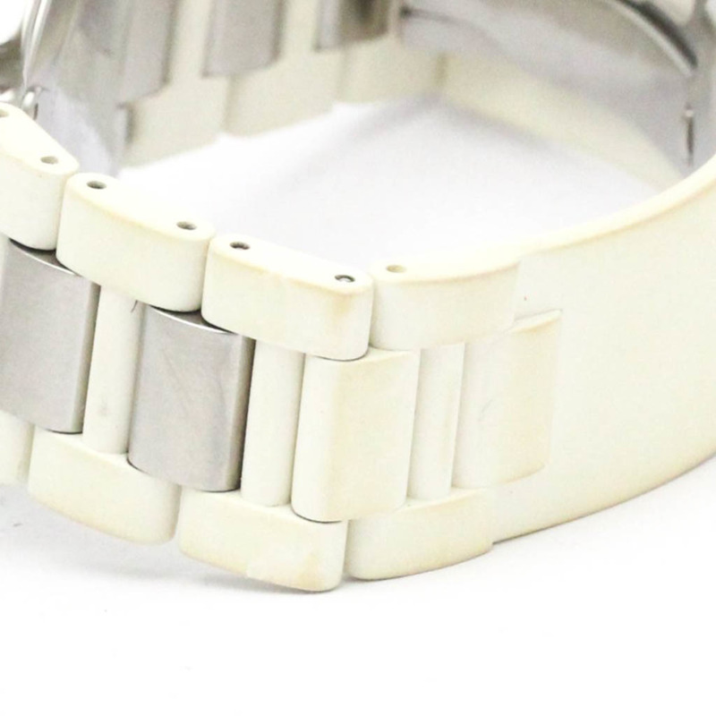 卡地亞 Must 21 Chronoscaph 精鋼橡膠男士腕錶 W10184U2 拋光-2