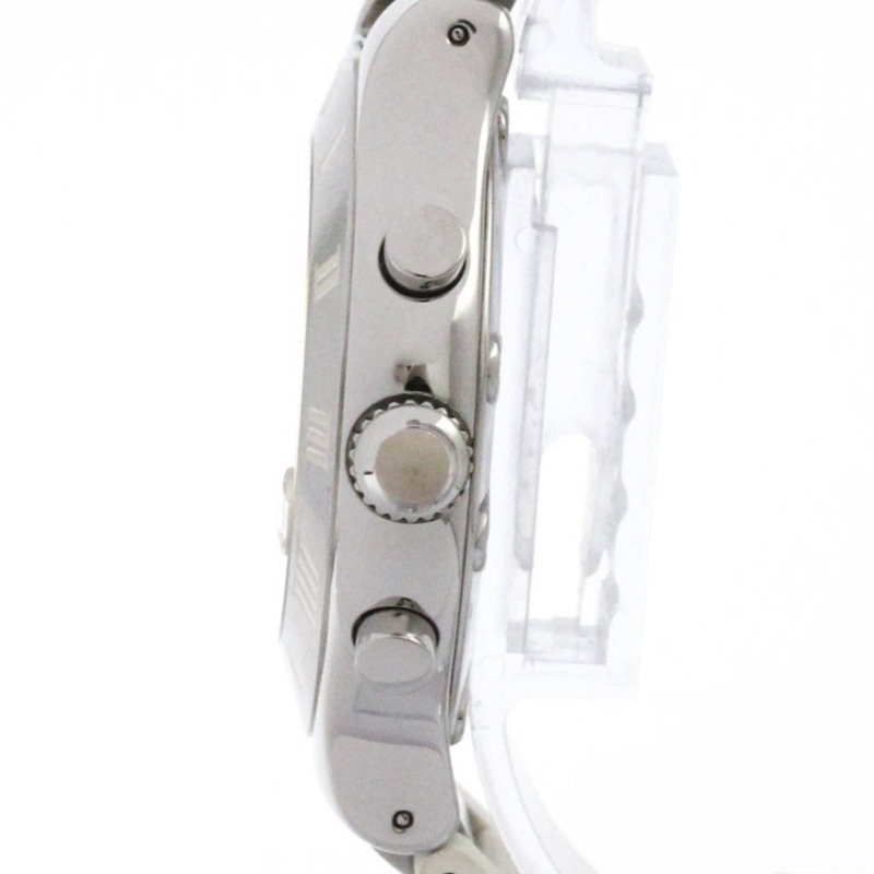 卡地亞 Must 21 Chronoscaph 精鋼橡膠男士腕錶 W10184U2 拋光-3