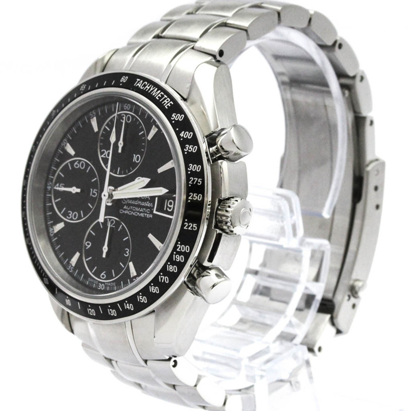 歐米茄超霸系列日期顯示精鋼自動男士腕錶 3210.50 拋光款-1