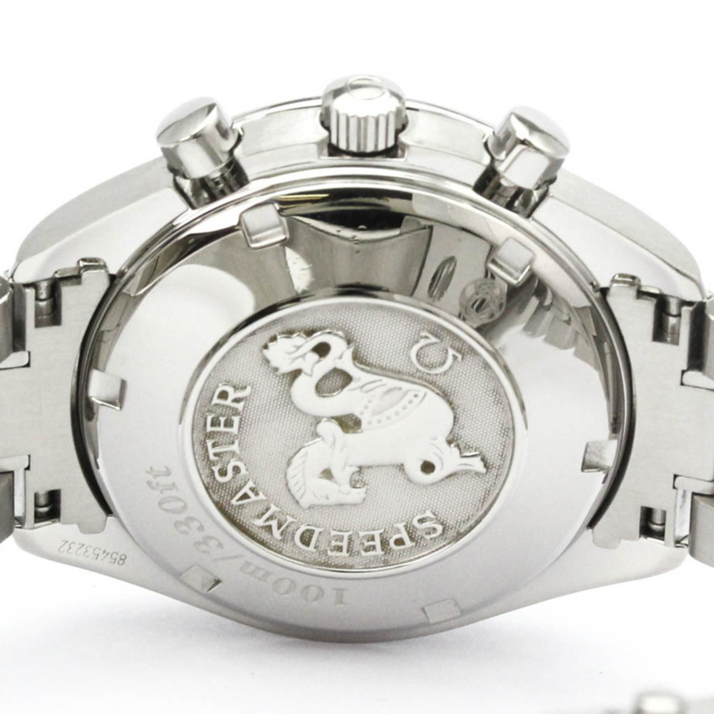 歐米茄超霸系列日期顯示精鋼自動男士腕錶 3210.50 拋光款-5