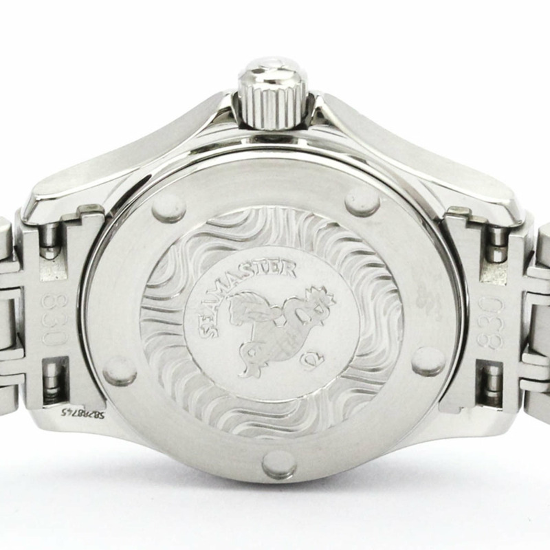 歐米茄海馬系列120公尺珍珠母貝錶盤精鋼女錶 2581.88 拋光-5