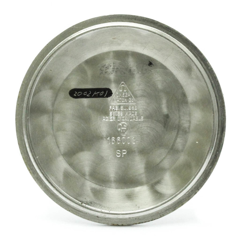 歐米茄海馬系列日期顯示精鋼自動男士腕錶 166.003 復古款-9