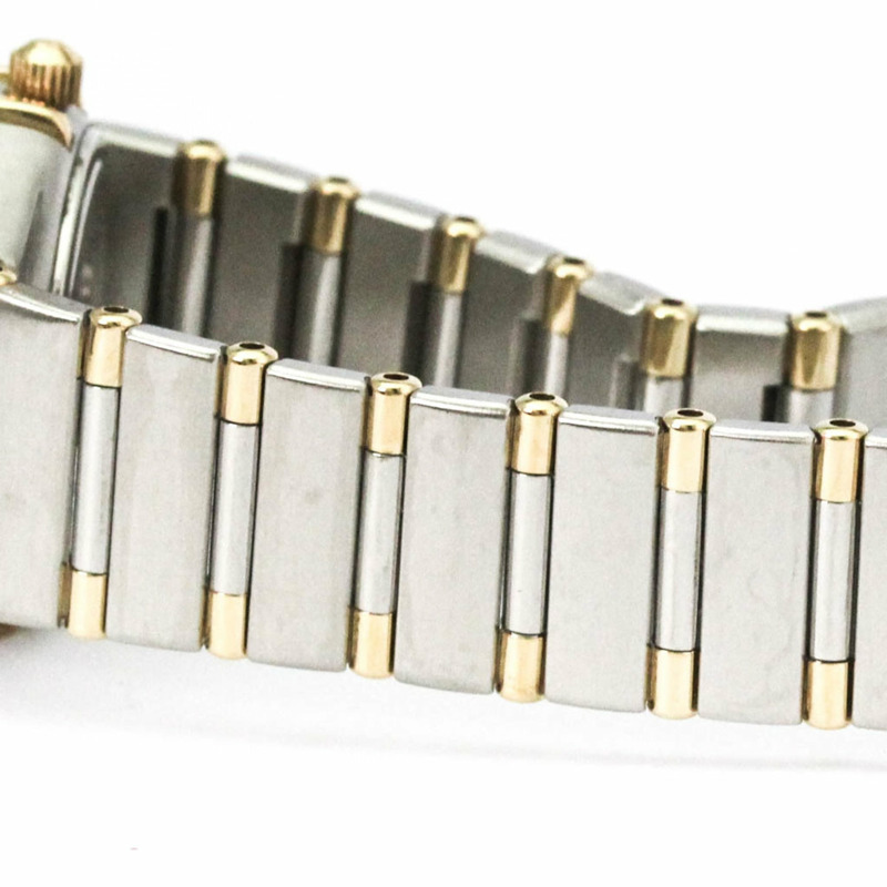 歐米茄星座系列珍珠母貝18K金精鋼女錶1362.70拋光款-2