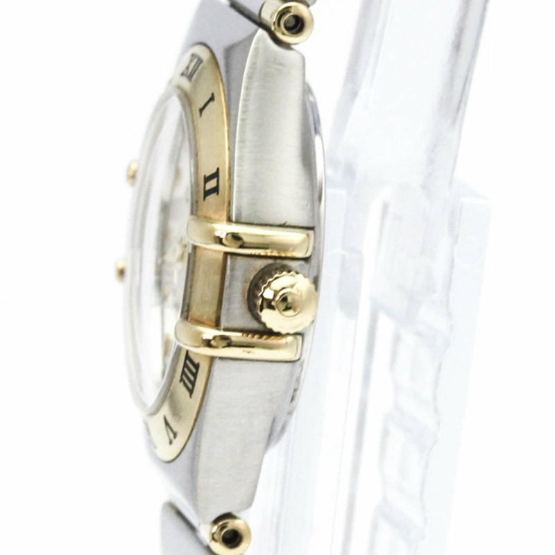 歐米茄星座系列珍珠母貝18K金精鋼女錶1362.70拋光款-3