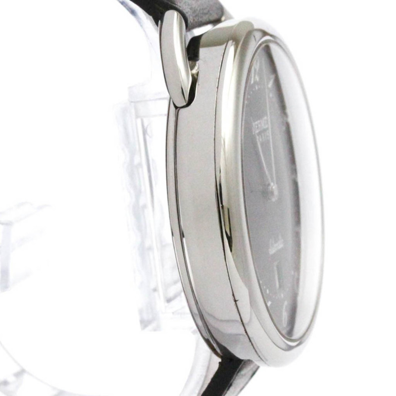 愛馬仕 Arceau 精鋼皮革自動男士腕錶 AR4.810 拋光-8