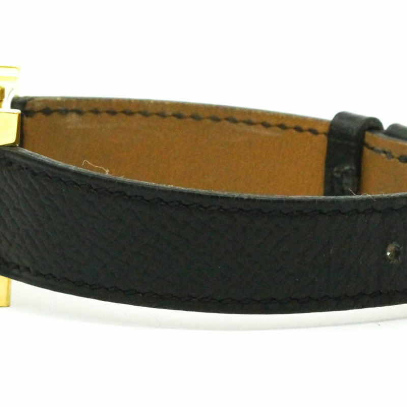 愛馬仕 H 系列鍍金皮革石英女士腕錶 HH1.201-2