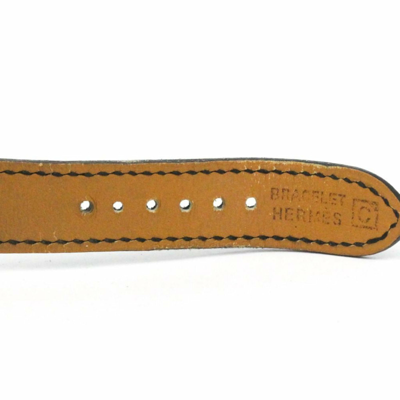 愛馬仕 H 系列鍍金皮革石英女士腕錶 HH1.201-6