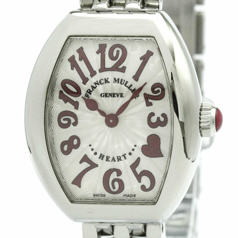 FRANCK MULLER 心連心石英女士手錶 5002S QZ C4H J RED (外裝仕上げ済み)-0