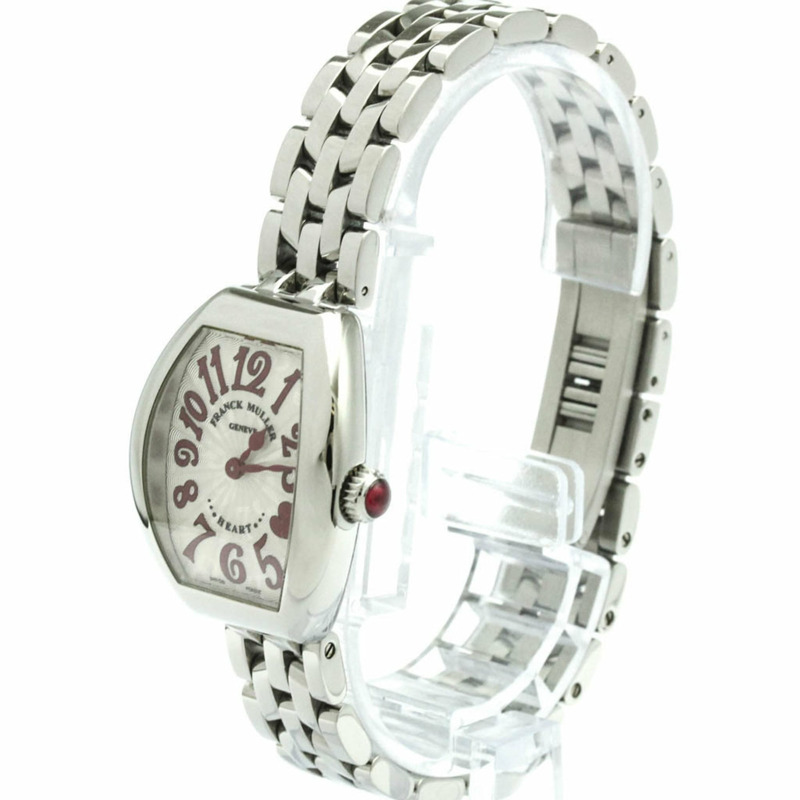FRANCK MULLER 心連心石英女士手錶 5002S QZ C4H J RED (外裝仕上げ済み)-1