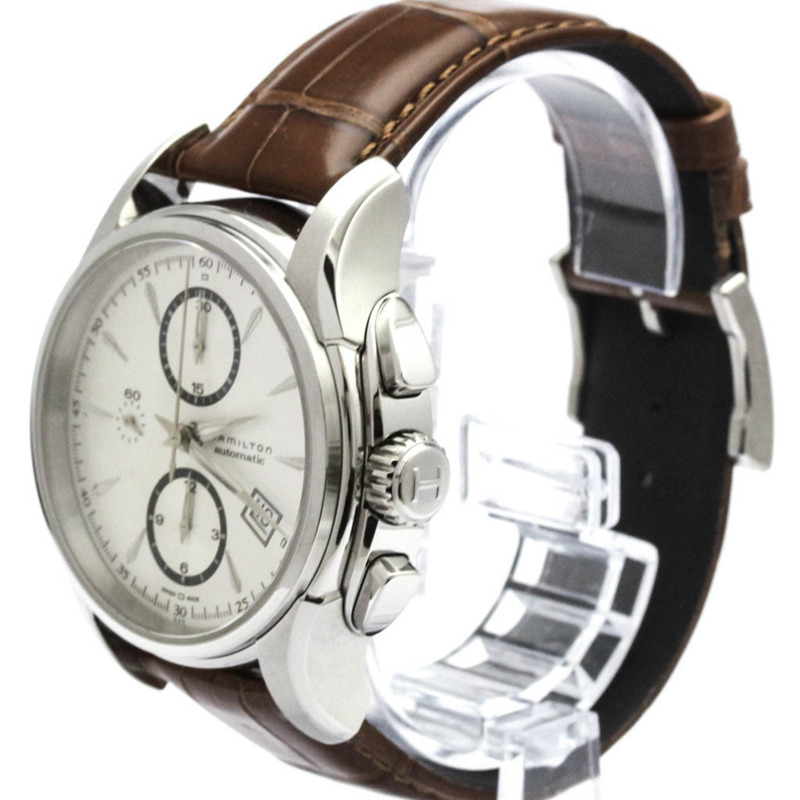 漢密爾頓爵士系列自動計時碼錶鋼製自動男士腕錶 H32616533 拋光-1