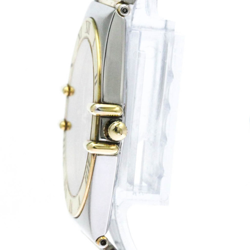 歐米茄星座系列18K金精鋼石英男士腕錶396.1070拋光款-3