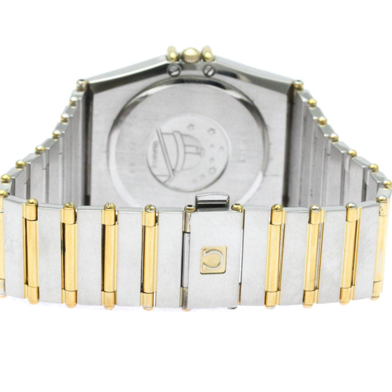 歐米茄星座系列18K金精鋼石英男士腕錶396.1070拋光款-4