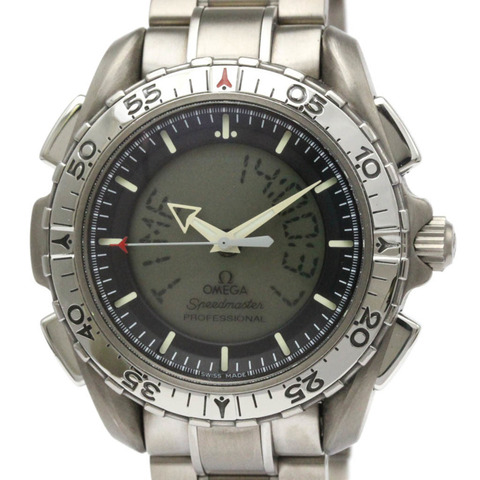 歐米茄超霸系列 X-33 鈦金屬石英男士腕錶 3290.50 拋光款