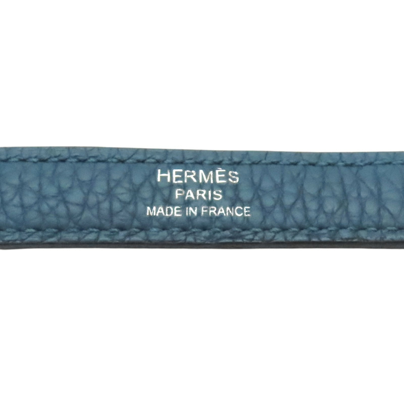 異域藍 TC牛皮 Bolide 31 兩用包 T刻【HERMES 愛馬仕】-6
