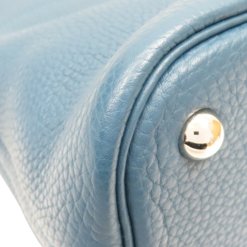 異域藍 TC牛皮 Bolide 31 兩用包 T刻【HERMES 愛馬仕】-11