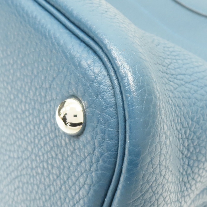 異域藍 TC牛皮 Bolide 31 兩用包 T刻【HERMES 愛馬仕】-12